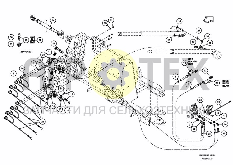 Чертеж HYDRAULICS COMFORT 2 18---24m [2PF]