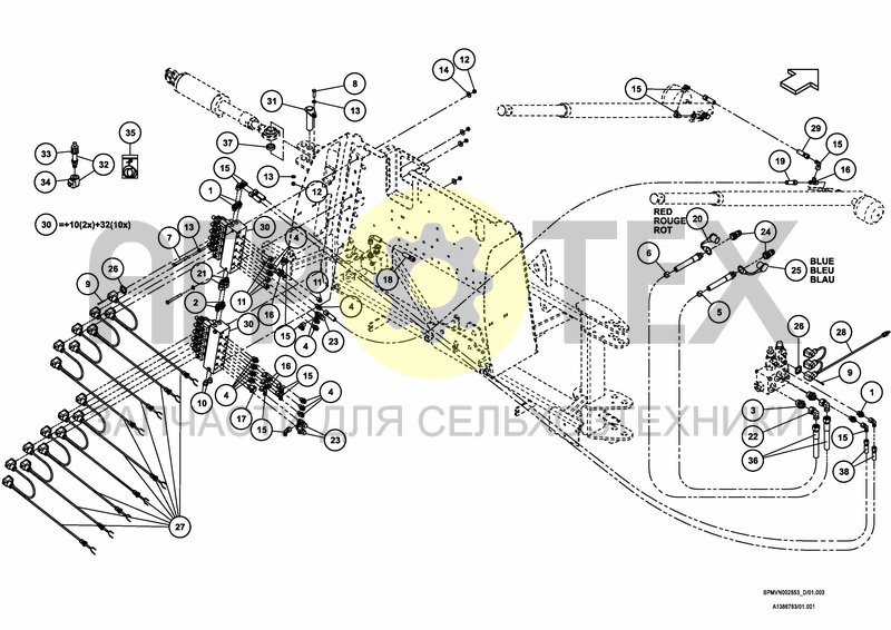 Чертеж HYDRAULICS COMFORT 3 27---30m [3PF]