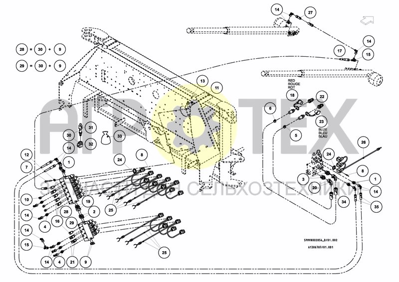 Чертеж HYDRAULICS COMFORT 3 27---30m [2PF]