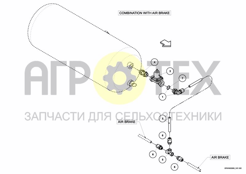 Чертеж IXFLOW AIR AIR TANK