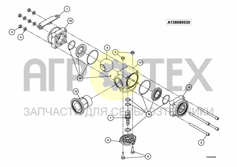 Чертеж IXFLOW ELECTRIC MAIN VALVE