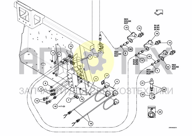 Чертеж HYDRAULICS BASIC 1 HOSA