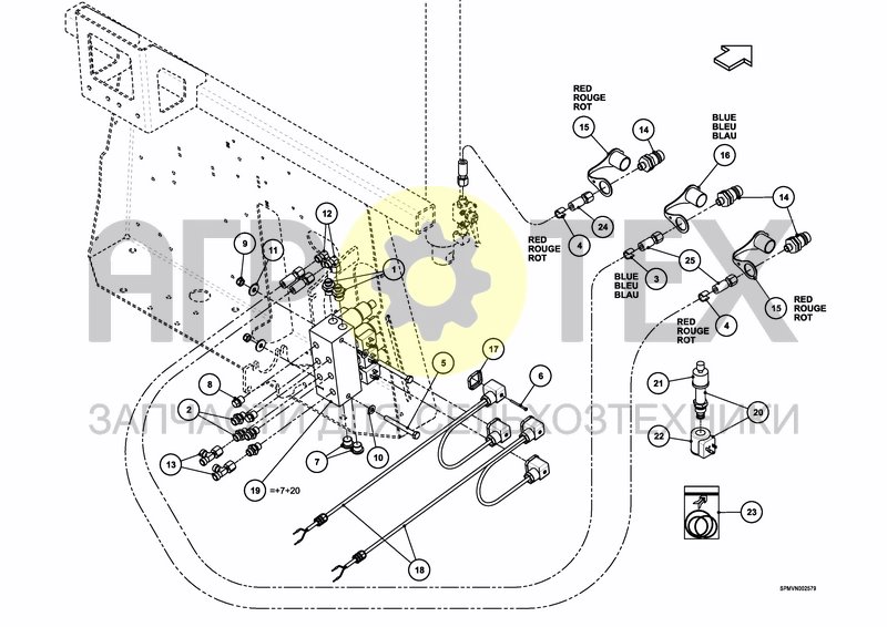 Чертеж HYDRAULICS BASIC 1 HOSA