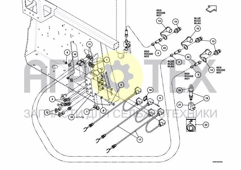 Чертеж HYDRAULICS BASIC 2 HOSA