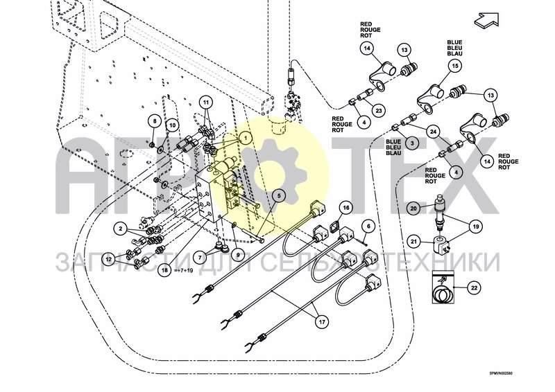 Чертеж HYDRAULICS BASIC 2 HOSA