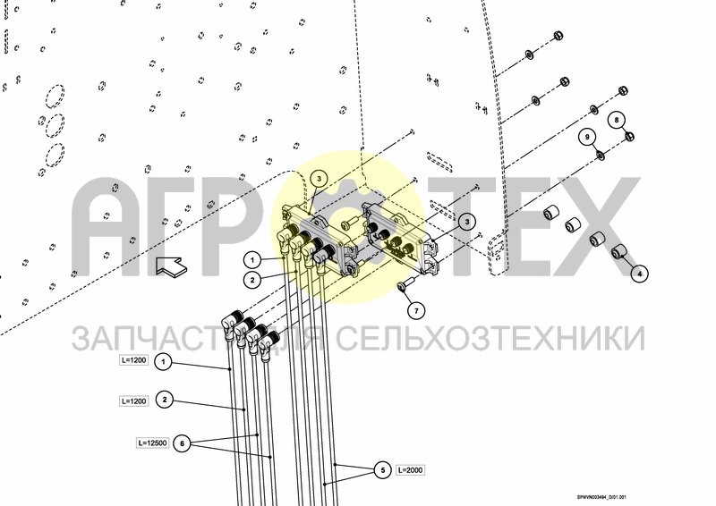 Чертеж IXFLOW+IXSPRAY CABLES