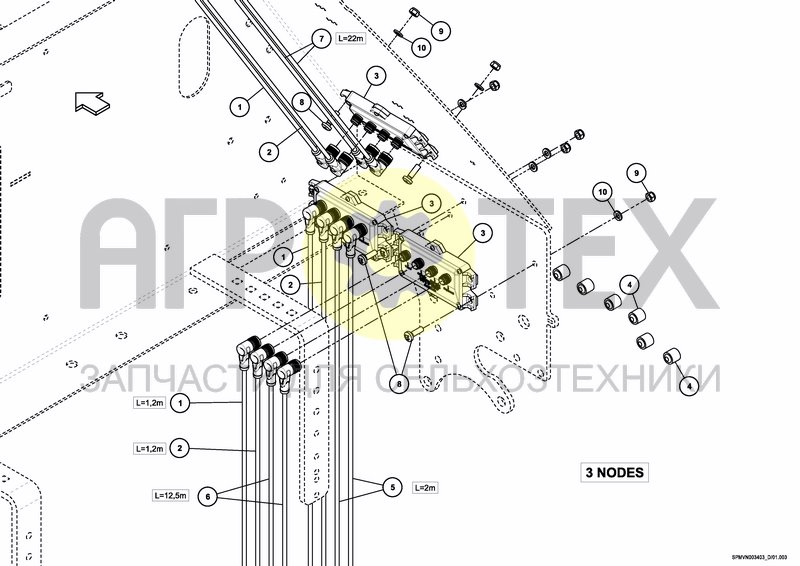 Чертеж IXFLOW ELECTRIC 3"