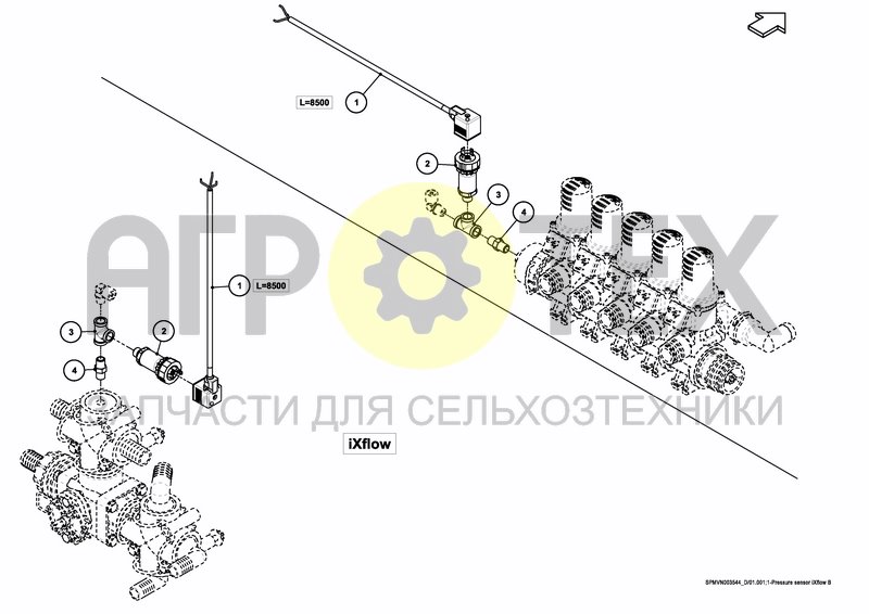 Чертеж PRESSURE SENSOR