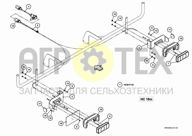 Чертеж LIGHTING SET 18M