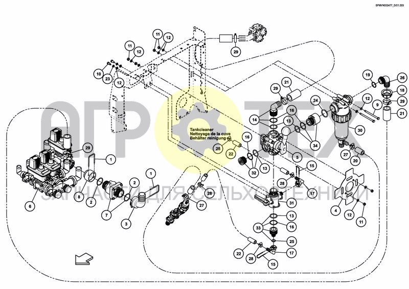 Чертеж VALVESET iXclean Comfort