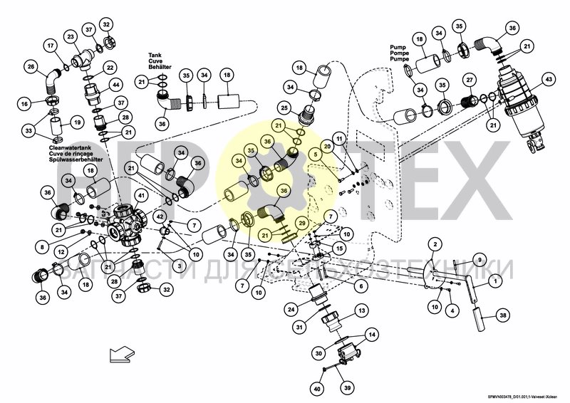 Чертеж VALVESET iXclean