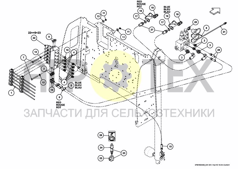 Чертеж HYDRAULICS COMFORT 1 24M