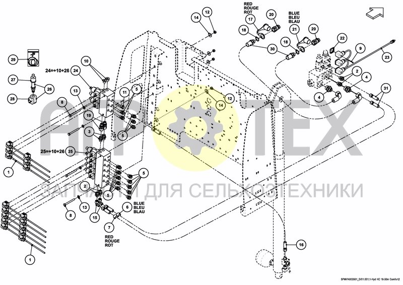 Чертеж HYDRAULICS COMFORT 2 24M