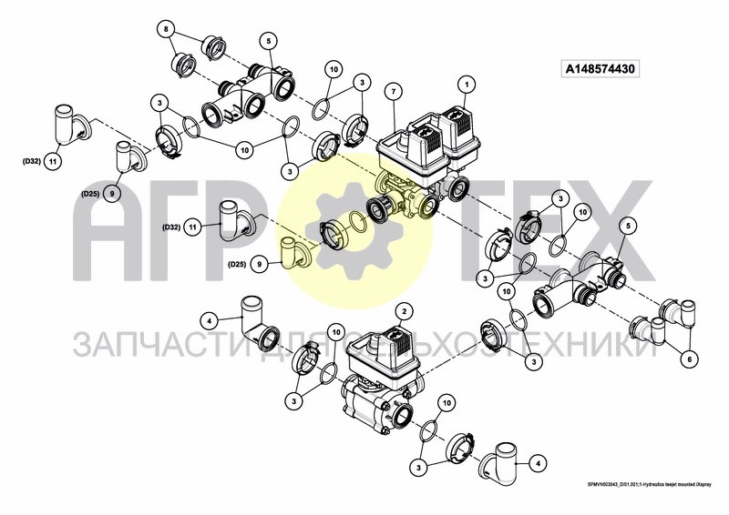 Чертеж VALVESET iXclean