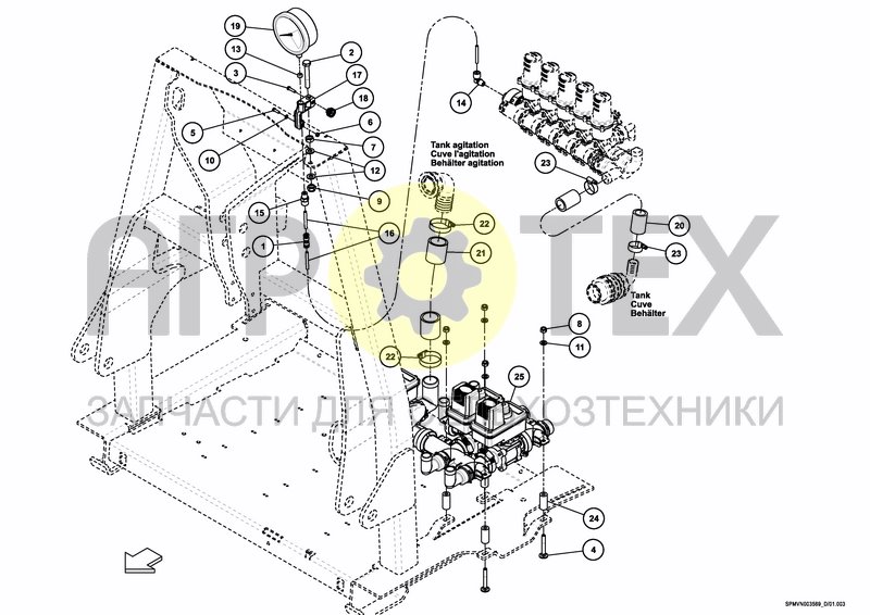 Чертеж CONTROL SYSTEM FMC 5/7/9 +OILCIRCUIT