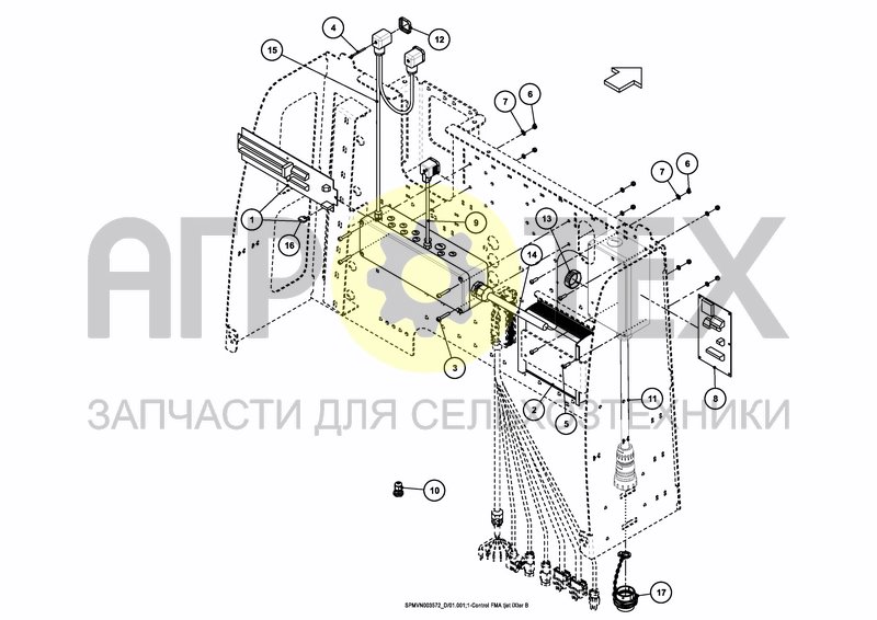 Чертеж CONTROL SYSTEM FMA 1