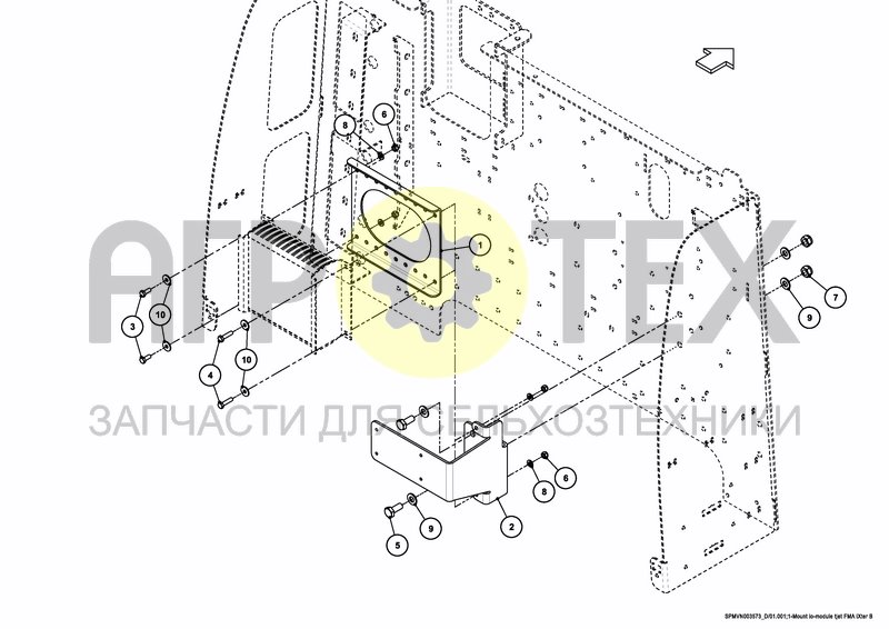 Чертеж CONTROL SYSTEM FMA 1