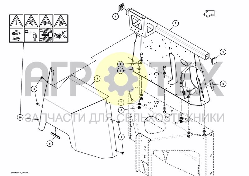 Чертеж LIFTFRAME HOSA 15M