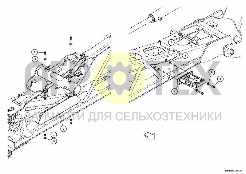 Чертеж BOOM GUIDE HC UC7