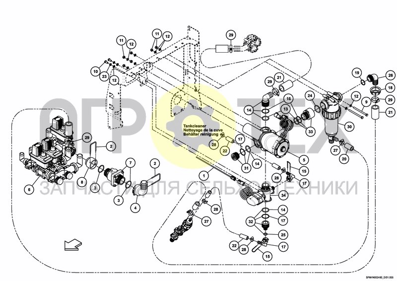 Чертеж VALVESET iXclean Pro