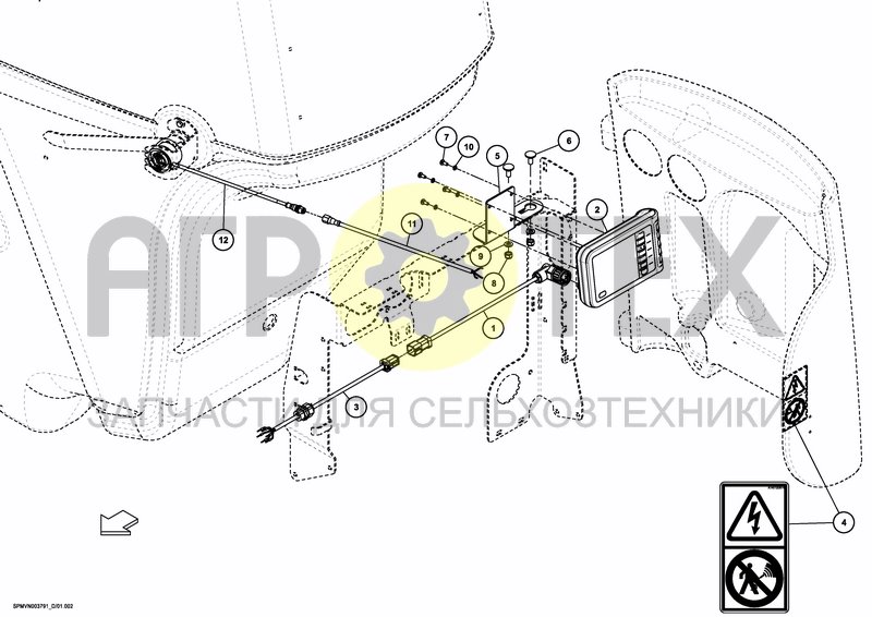 Чертеж LEVEL INDICATOR ELECTRIC