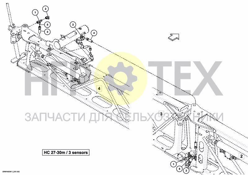 Чертеж BOOM GUIDE HC UC7