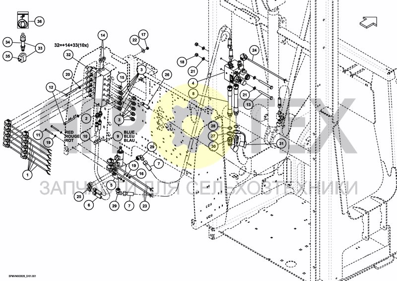 Чертеж HYDRAULICS COMFORT 1 18---21M