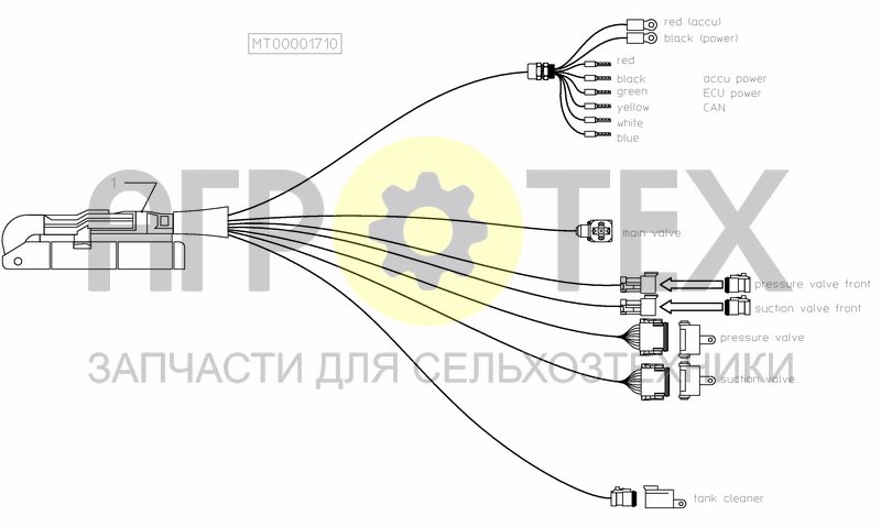 Чертеж CONTROL SYSTEM FMA 1