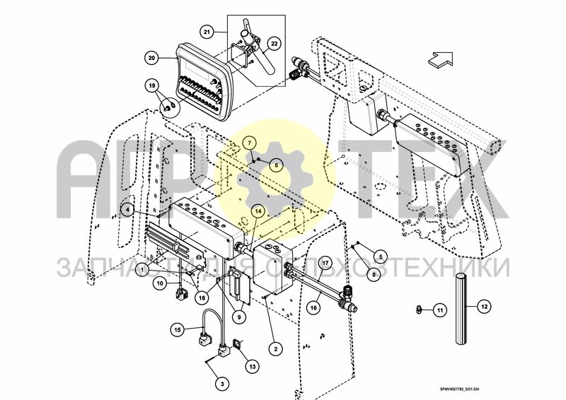 Чертеж CONTROL SYSTEM FMC 5/7/9