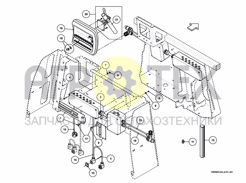 Чертеж CONTROL SYSTEM FMC 5/7/9 OIL CIRCUIT NORMAL