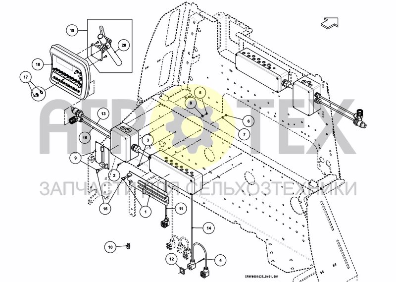 Чертеж CONTROL SYSTEM FMC 1 OIL CIRCUIT