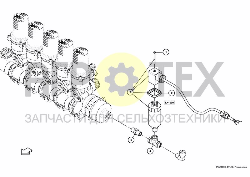 Чертеж PRESSURE SENSOR