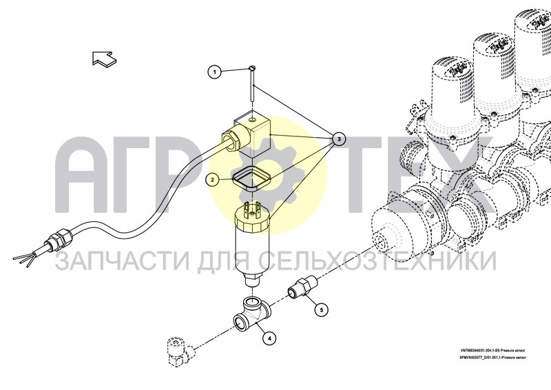 Чертеж PRESSURE SENSOR