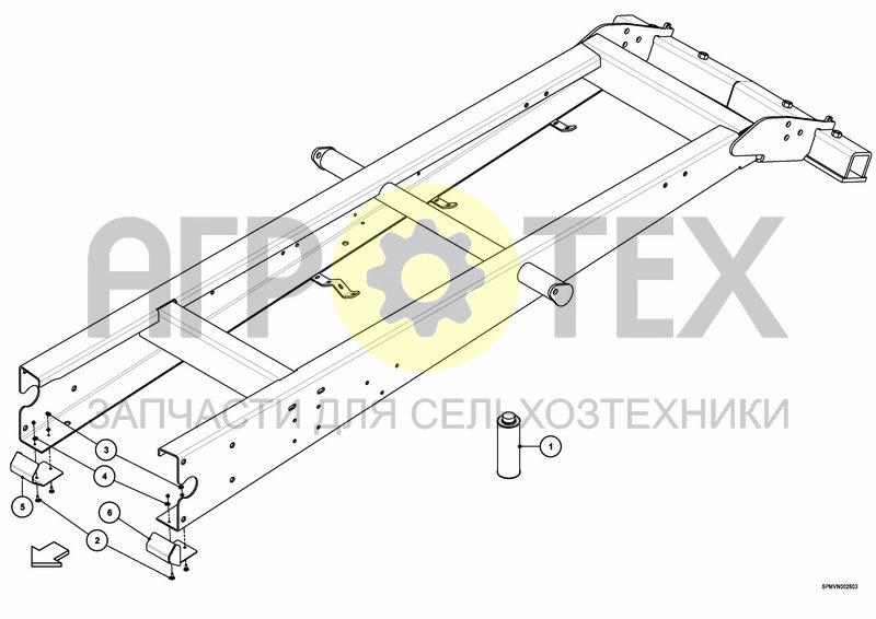 Чертеж MAIN FRAME