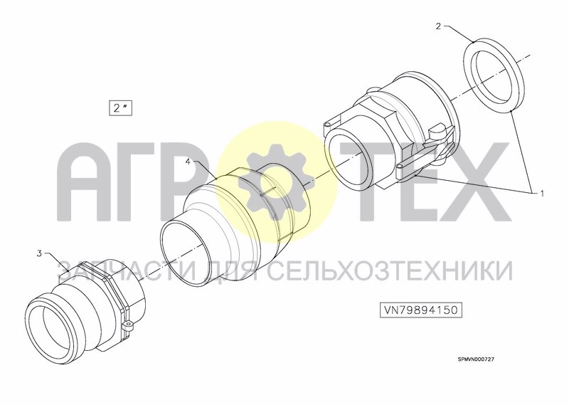 Чертеж NON RETURN VALVE SET 2