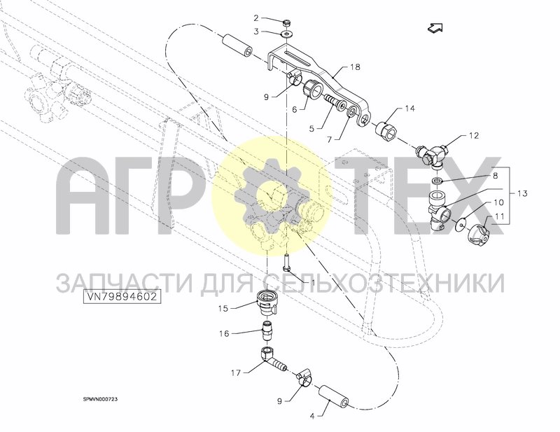 Чертеж BORDER NOZZLE HBWP/HSA/HSS MANUAL