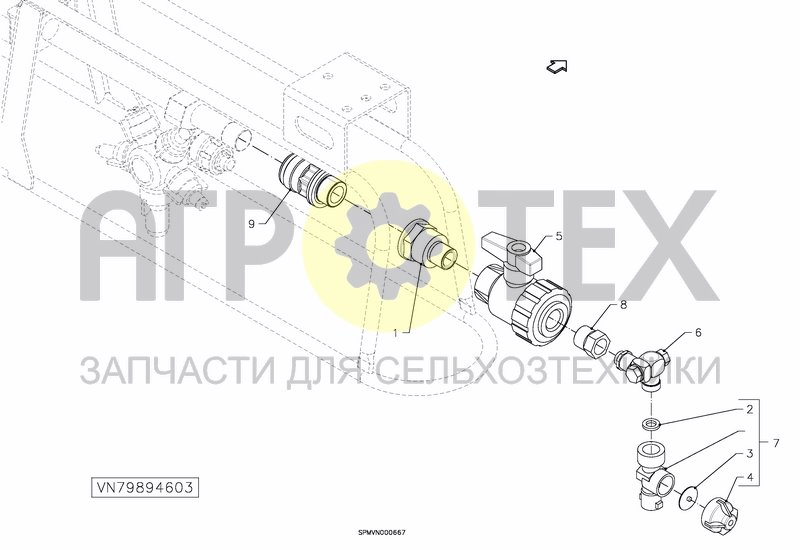 Чертеж VERGE NOZZLE HBWP/HSA/HSS MANUAL