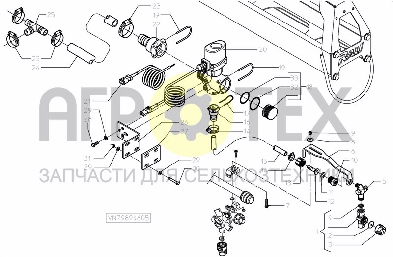 Чертеж VERGE NOZZLE HSA/HSS ELECTRIC