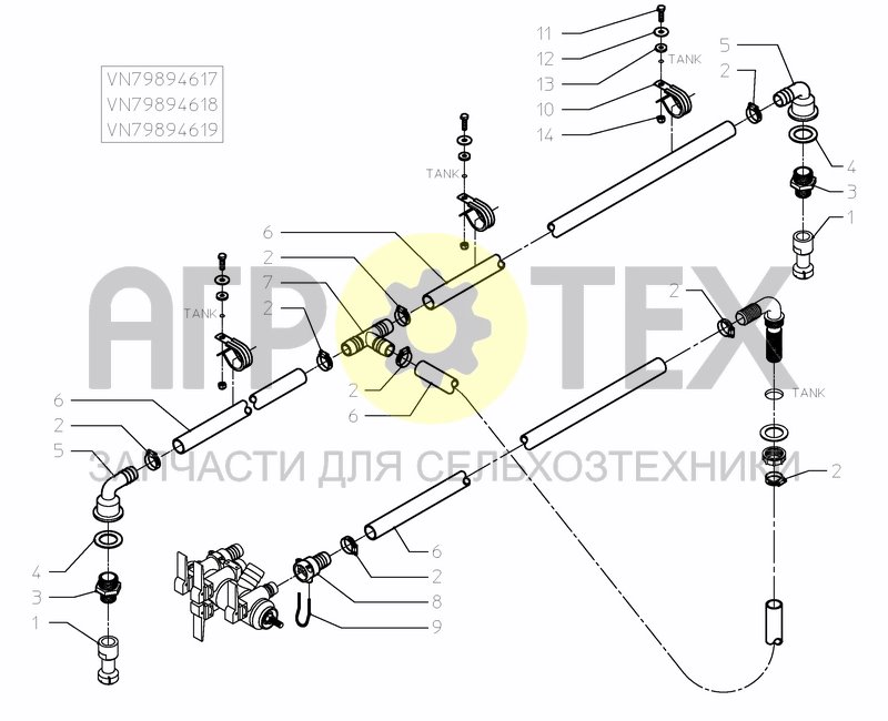 Чертеж MAIN TANK, CLEANER 2400/2800/3600