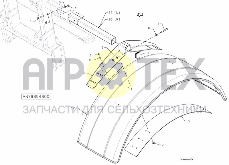 Чертеж MUD GUARDS 700