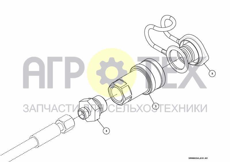 Чертеж QUICK COUPLING SET & SPLINES ADAPTER RUSSIA