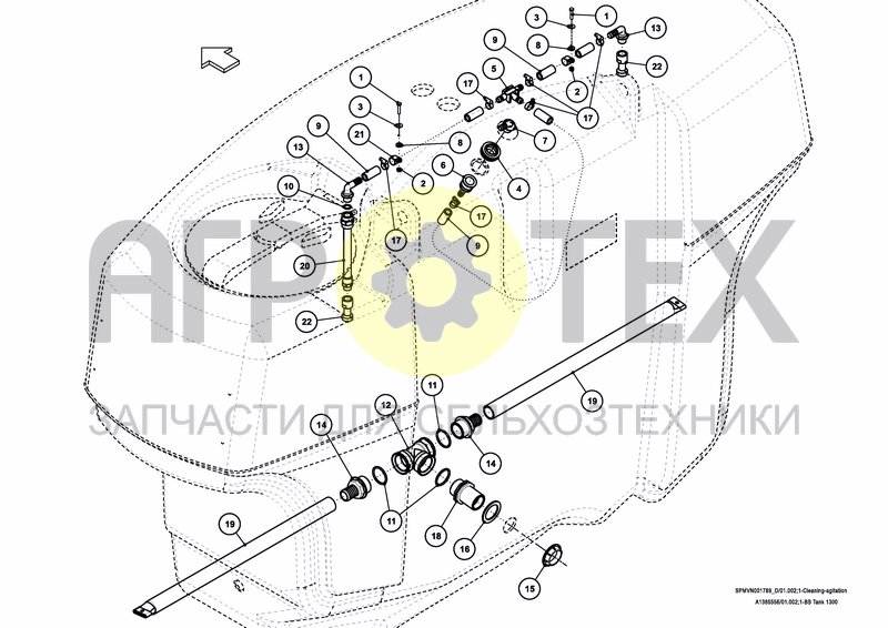 Чертеж MAIN TANK