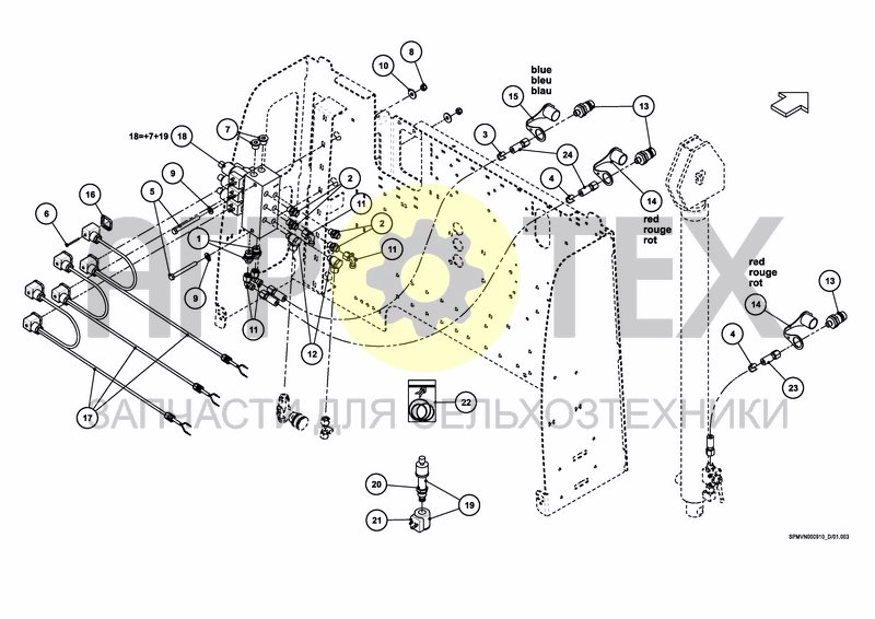 Чертеж HYDRAULICS BASIC 1 18---21M