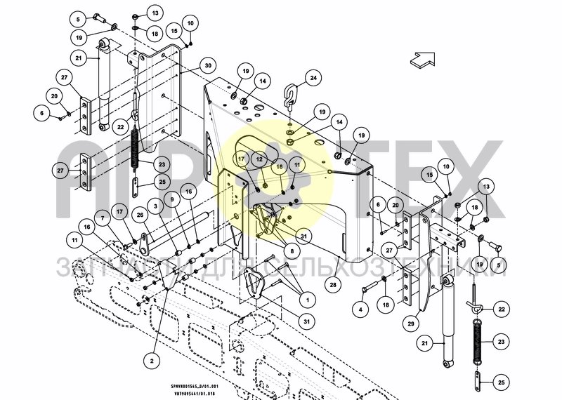 Чертеж LIFTFRAME HOSA