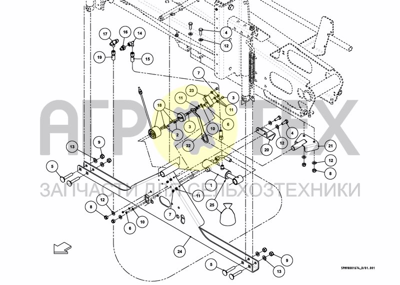 Чертеж SLOPE CORRECTION HOSA FMC/FMA