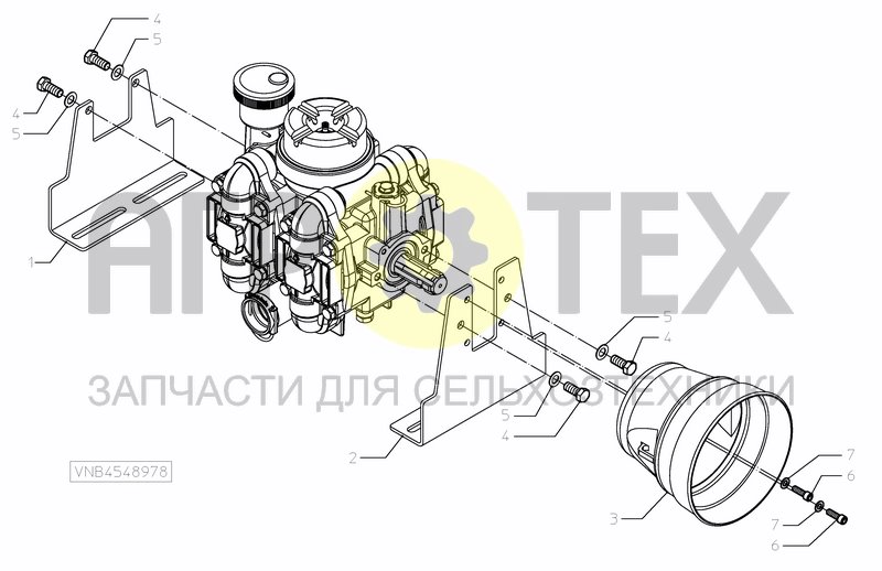 Чертеж PUMPSET 200 L / 53 GAL