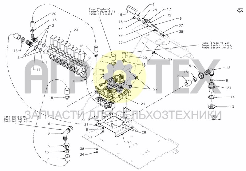 Чертеж CONTROL SYSTEM FMC9