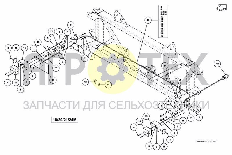 Чертеж LIGHTING SET HC