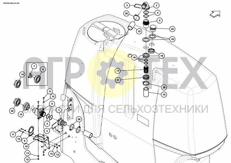 Чертеж HYDRANT FITTING