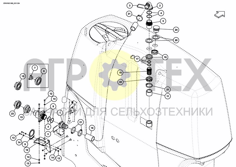 Чертеж HYDRANT FITTING